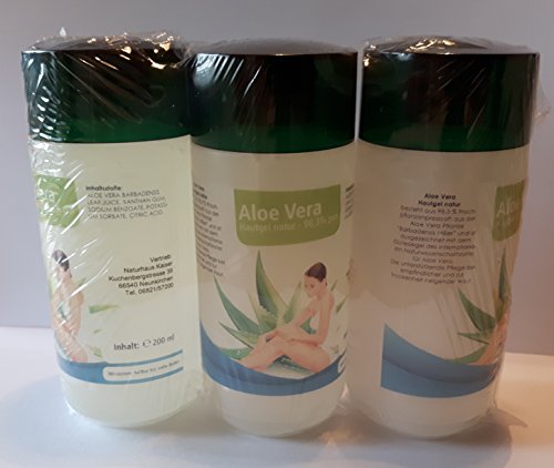 Medicura Aloe Vera Hautgel 99% 3 x 200 ml Sparpack