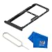 Produktbild MMOBIEL Dual SIM Karte Schlitten Slot kompatibel mit Huawei Mate 10 Lite 5.9 Inch (Graphite Black) inkl SIM Pin