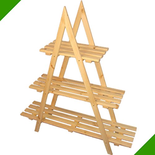 Preisvergleich Produktbild Blumenregal Blumenpyramide Pflanzenpyramide Blumenständer Holzregal