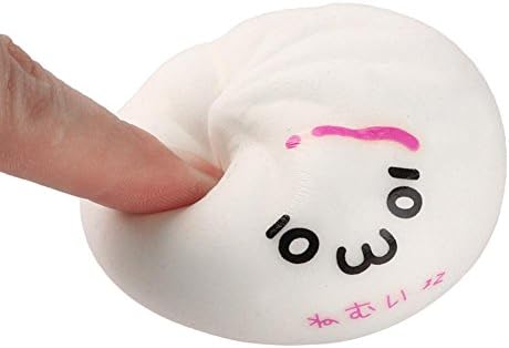 NEEDRA Bun Scented Squishy Random Charm Slow Rising Squeeze Stress Reliever Toy
