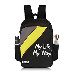 ROFIX STAR Polyester Casual Water Resistant Backpack School Bag College Backpack with Laptop Pocket Unisex Design 42 L Laptop Backpack (44 cm X 28 cm X 34 cm)