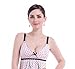 TANZKY® Mothers Comfortable Breast Feeding Clothing Maternity Nursing Pajamas Nightdress (Large, Pink)