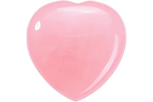 ‎CRYSTALTEARS CrystalTears Rosenquarz Handschmeichler 45mm Rosa Puffy Herz Stein Kristalle Steinherz Healing Worry Stone