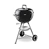 Weber 1341504 One Touch Original Holzkohle Kugelgrill 57 Cm Schwarz
