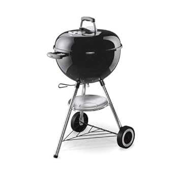 Weber 1341504 One Touch Original Holzkohle Kugelgrill 57 Cm Schwarz