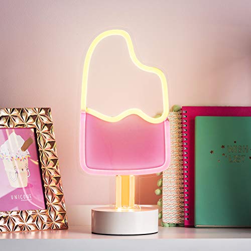 Preisvergleich Produktbild LED Eis am Stiel Neon Lampe strombetrieben Lights4fun