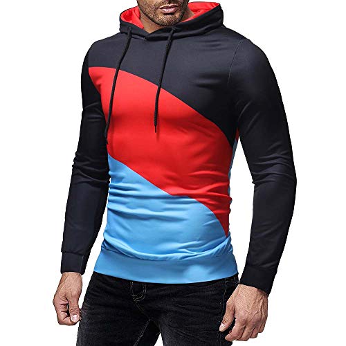 Btruely Herren Hoodie Sweatshirt Herbst Männer Pullover Mode Kapuzenpullover Tasche Lange Ärme Sweatshirt Outwear