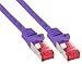 Produktbild InLine 76411P S/FTP Patchkabel (250MHz, PVC, Kupfer, 1 m) lila
