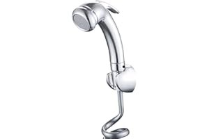 ETOMVOOP Wohnmobil-Duschkopf, Trigger, Handbrausekopf-Set, 1,27 cm Gewinde, Chrom, ON/Off, Hochdruck-Wasserfluss, Heißes Innenzubehör-Set für Wohnwagen, Camping, Wohnmobil