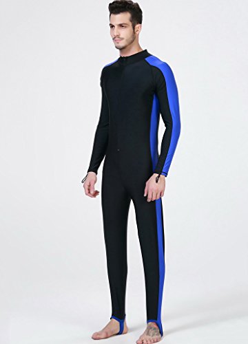Herren Damen UV-Anzug UPF>50 Schutz swetsuit Schwimmanzug Schnorchelanzug Overall Watersport - 3