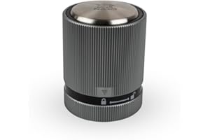 PEUGEOT - Line - Bouchon Vin Effervescent - Pour Reboucher Hermétiquement et Conserver les Bouteilles de Vins Pétillants Entamées - Garanti 5 Ans - Idée Cadeau Oenologie - Coloris Carbone