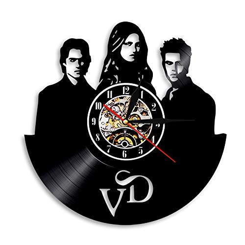 ZJWZ Wall clock album wall clock creative vampire diary clock home decoration