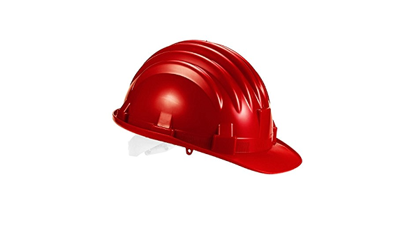 ELMETTO ROSSO C/PARASUDO.EN397 : Amazon.it: Fai da te