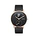Produktbild Withings Steel HR Hybrid Smartwatch - Fitnessuhr mit Herzfrequenz und Aktivitätsmessung  , 36mm - Schwarz, Schwarz Silikonarmband