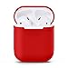 Produktbild Skitic Silikon Hülle Schutzhülle Tasche Case für Apple Airpods -Rot