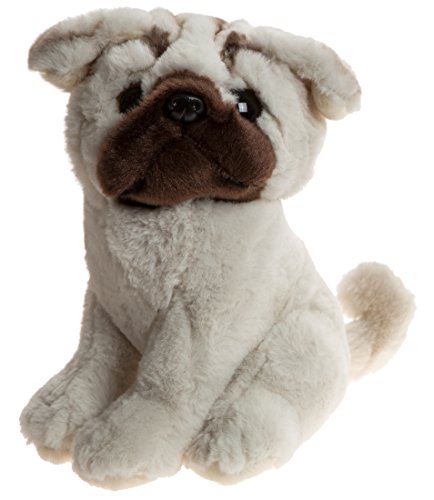 Stuffed Animal Dog Pug Wild Watchers Cuddly Toy 18 Cm Desertcart
