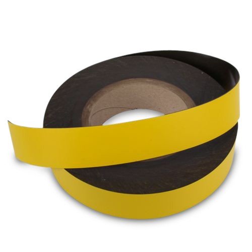 magnet-shop banda cinta 1000 mm x 5 mm ancho amarillo NUEVO