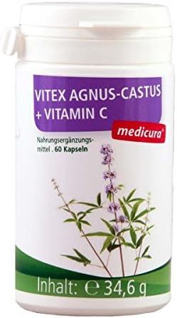 Medi Cura [6x Pepper Vitex Agnus Castus 60 Capsules – 34.6 G