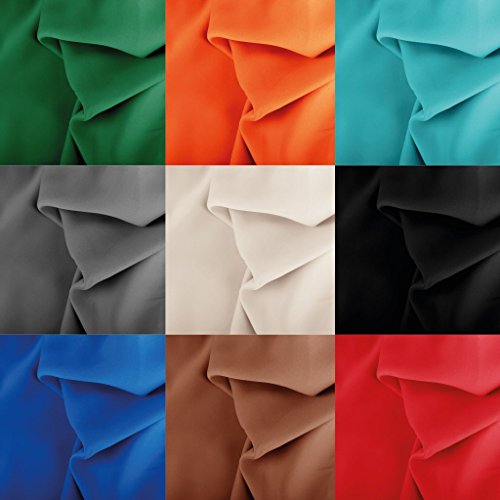 Verdunklungsgardine Moonlight Flächenvorhang inklusive Technik, modernes Wohnaccessoire bietet hervorragenden Blendschutz und ist in vielen verschiedenen Farben erhältlich (schwarz – jetblack/60×245 cm) - 7