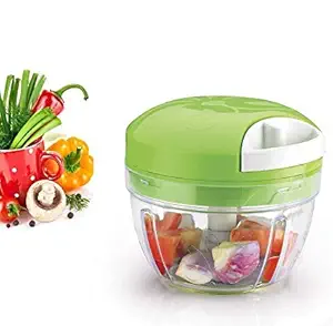 Sajani Handy Mini Plastic Vegetable Chopper with 3 Blades