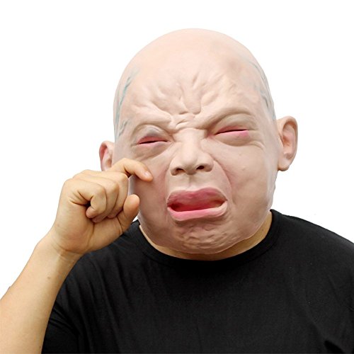 queenshiny® Lattice Maschera realistica (Cry Baby)