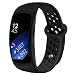 Produktbild Kmasic Kompatibel Gear Fit 2 Pro / Fit2 Armband, Silikon Bänder Ersatzband für Samsung Gear Fit 2 & 2 Pro Tracker- Schwarz-A