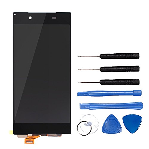 examen WeDone Pour Sony Xperia Z5 E6603 E6653 Remplacement d'Ecran LCD Vitre Tactile Assemblé Complet avec Outils en kit (Noir)