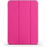 Kilifplus Apple iPad Mini 2021 (6.Nesil) ile Uyumlu Tablet Kılıfı Smart Cover Uyku Modlu Standlı Arkası Sert Şeffaf Kapak - P
