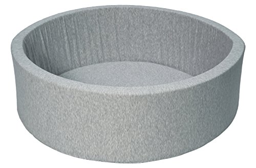 Bällebad Ballpool Kugelbad Bällchenbad Bällchenpool Kinder Pool mit 300 Bällen (Farbe der Bälle: weiß,grau, türkis) - 2