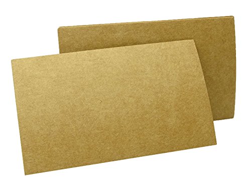 Zebra Kraftpapier Recycled Message Card Wortkarte Visitenkarte Papier Büro Stationär – Packung mit 50 Stück - 2