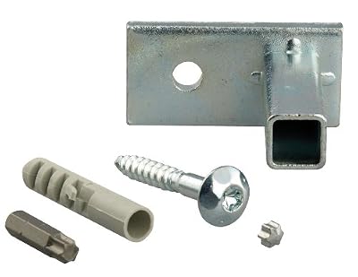 GAH-Alberts 554361 Kit de fixation pour grille de fenêtre avec surface galvanisée électrolytique