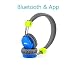Produktbild granvela XP1 Faltbarer On-Ear Wireless Bluetooth Stereo Headset unterstützt Bluetooth Micro SD Card Player, Mikrofon mit integriertem FM-Radio, Geschenk, Kinder-Kopfhörer
