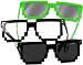 Produktbild 3 Stück,Pixel, Style Brillen