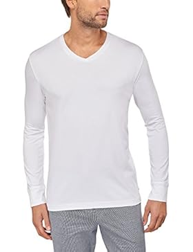 Schiesser Herren Schlafanzugoberteil Shirt Langarm