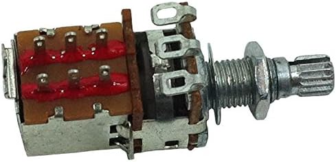 Logarithmic 500k split shaft push pull potentiometers