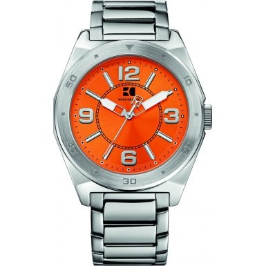 Hugo Boss Herren-Armbanduhr Analog Quarz Edelstahl 1512900