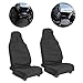 Produktbild Schonbezug Autositz,Goldbeing Wasserfestem Vordere Autositzbezug Sitzbezüge Schonbezüge Werkstattschoner aus Nylon, Sitzschoner Set , universal Sitzauflager , Schwarz,2er Pack