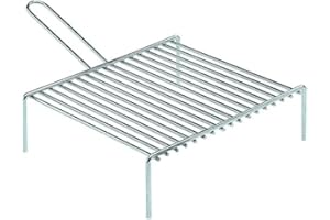 GMR FOR FIRE AND FUN BBQ Griglia Camino con Piedi 35 x 50 cm, Barbecue Griglia, Barbecue Graticola
