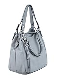 gabor handtasche schwarz leder Serie: Ada Gabor Damen ADA Schultertasche, Grau (Light Grey),
