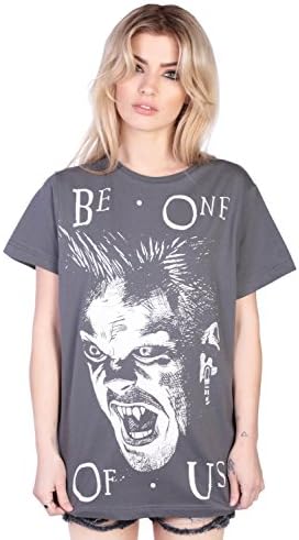 Disturbia Clothing Women's T-Shirt -  Grey - XX-Large