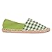 Live Ur Style Men Green & White Checks combi Cotton Espadrilles RS.749.00