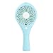 Produktbild shunlidas Home Deko Dekoration Schlafzimmer Figurinemini Mini Fan USB Mini-Mini-Lüfter Licht Und Bequeme Große Kapazität USB-Ladekabel, Blau