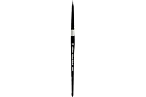 Silver Brush Limited 3000S10 Black Velvet Round Brush for Watercolour, Size 10, Short Handle