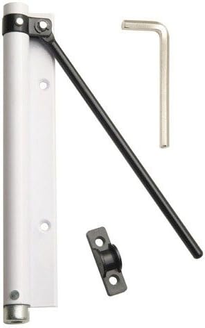 Ucem- Wolfpack White Anodized Aluminium Door CloserB.1.