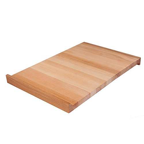 NATUREHOME Schneidebrett Holz groß massiv mit Saftrille Tranchierbrett Küchenbrett ca. 60×40 cmNATUREHOME Schneidebrett Holz groß massiv mit Saftrille Tranchierbrett Küchenbrett ca. 60×40 cm - 3