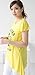 Bearsland Women's Breastfeeding and Nursing Ice Silk Summer Top Yellow UK Size 14-16