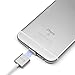 Produktbild Urcover Tech Magnetisches iPhone USB Ladekabel Lightning Kabel Snap [ Fast Charging ] Silber kompatibel mit Apple iPhone Smartphones