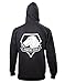 Price comparison product image Metal Gear Solid Black Diamond Dogs Zipper Hoodie - Medium (Electronic Games)