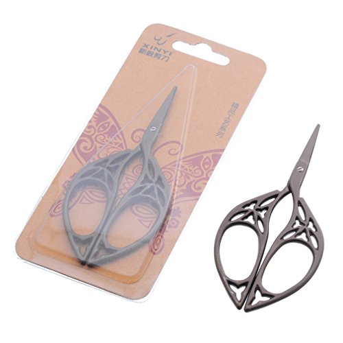 Souarts 1 Vintage Titanium Schere Deko Scrapbooking Basteln Kunsthandwerk - 3