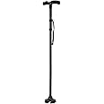 cersalt Collapsible Cane, Anti Shock Foldable Walking Stick， Balancing Mobility Aid for Elderly